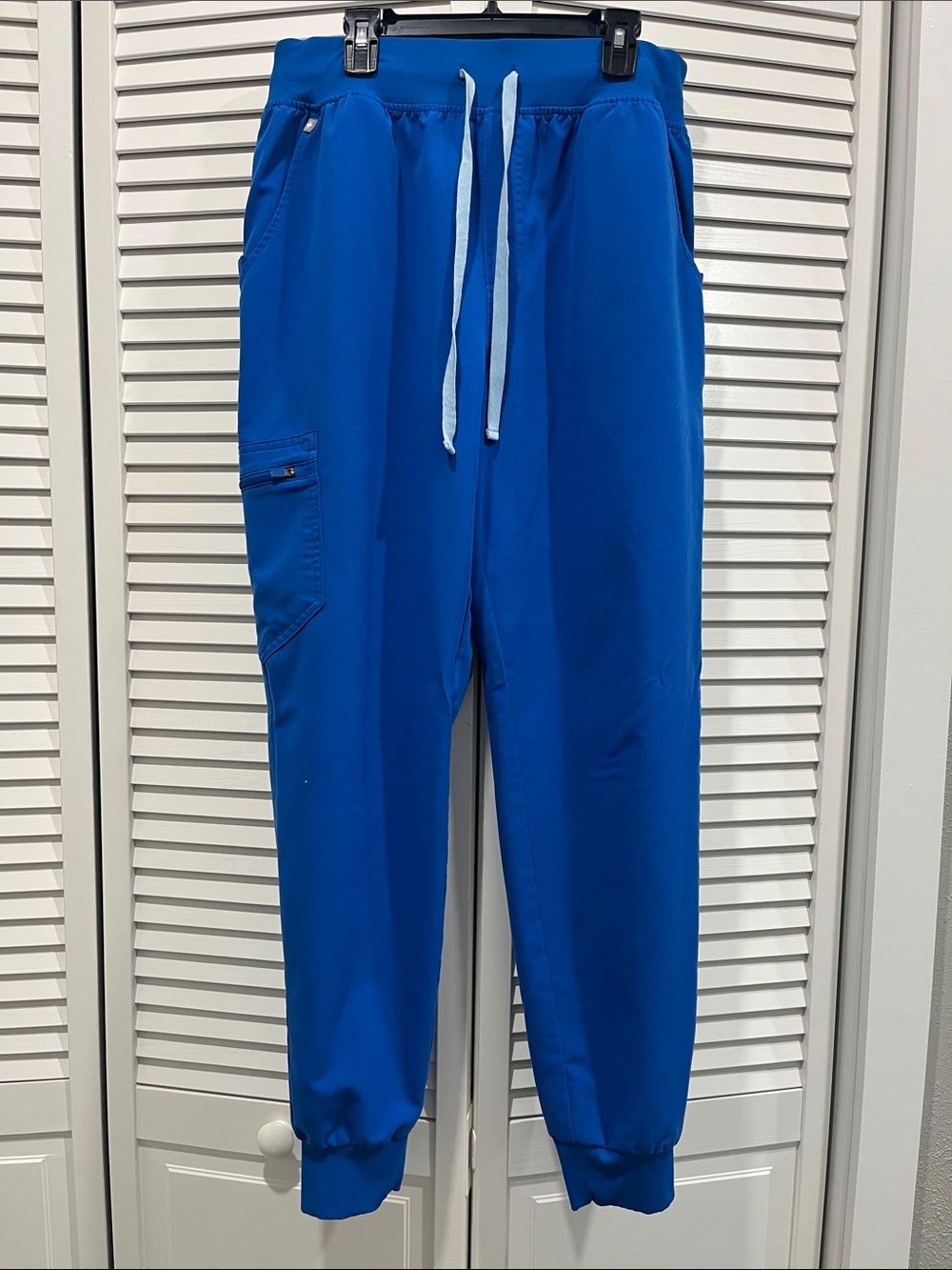 Figs Royal Blue Drawstring Jogger Pants